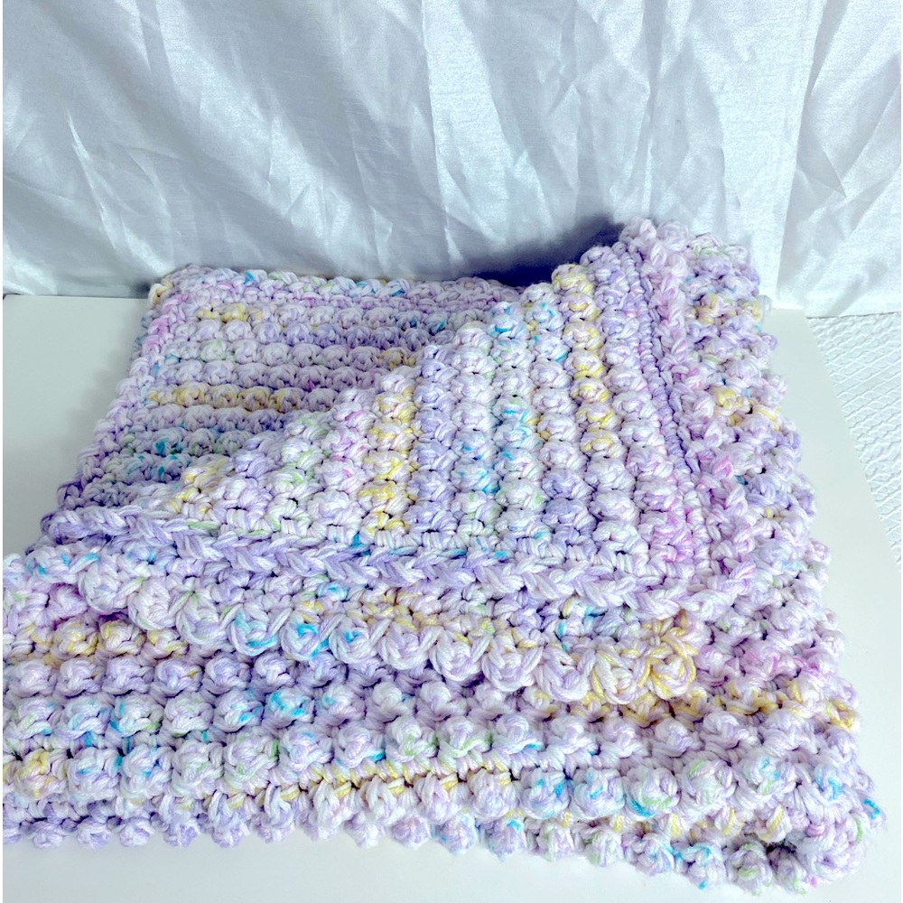 Handmade Crochet Afghan Throw Blanket Cover